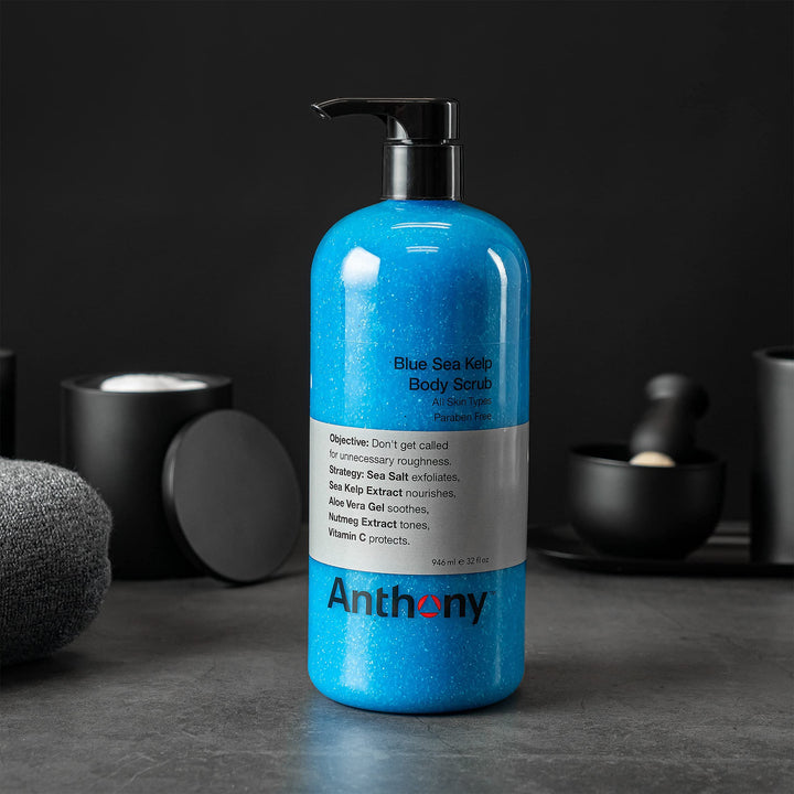 Anthony Blue Sea Kelp Body Scrub, 32 fl. oz.