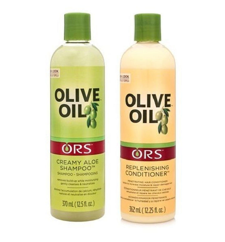 Organic Root Stimulator Hair Care Combo I- Aloe Shampoo 12.5oz + Replenishing Conditioner 12.5oz