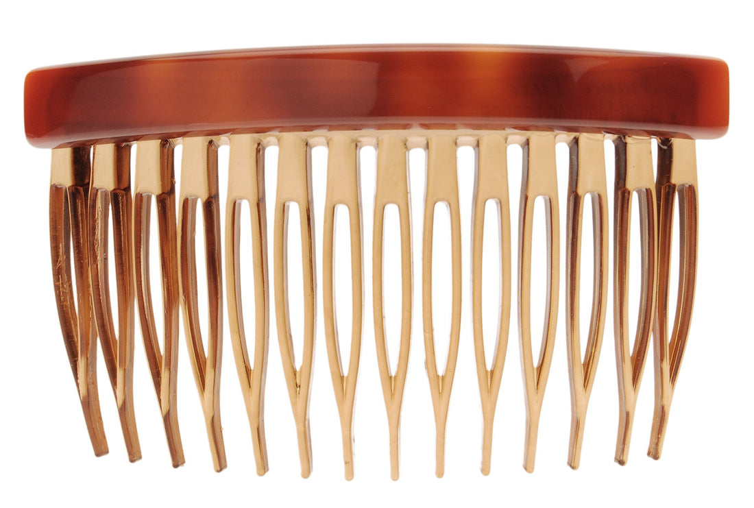 Tortoise : France Luxe Basic Side Comb - Tortoise