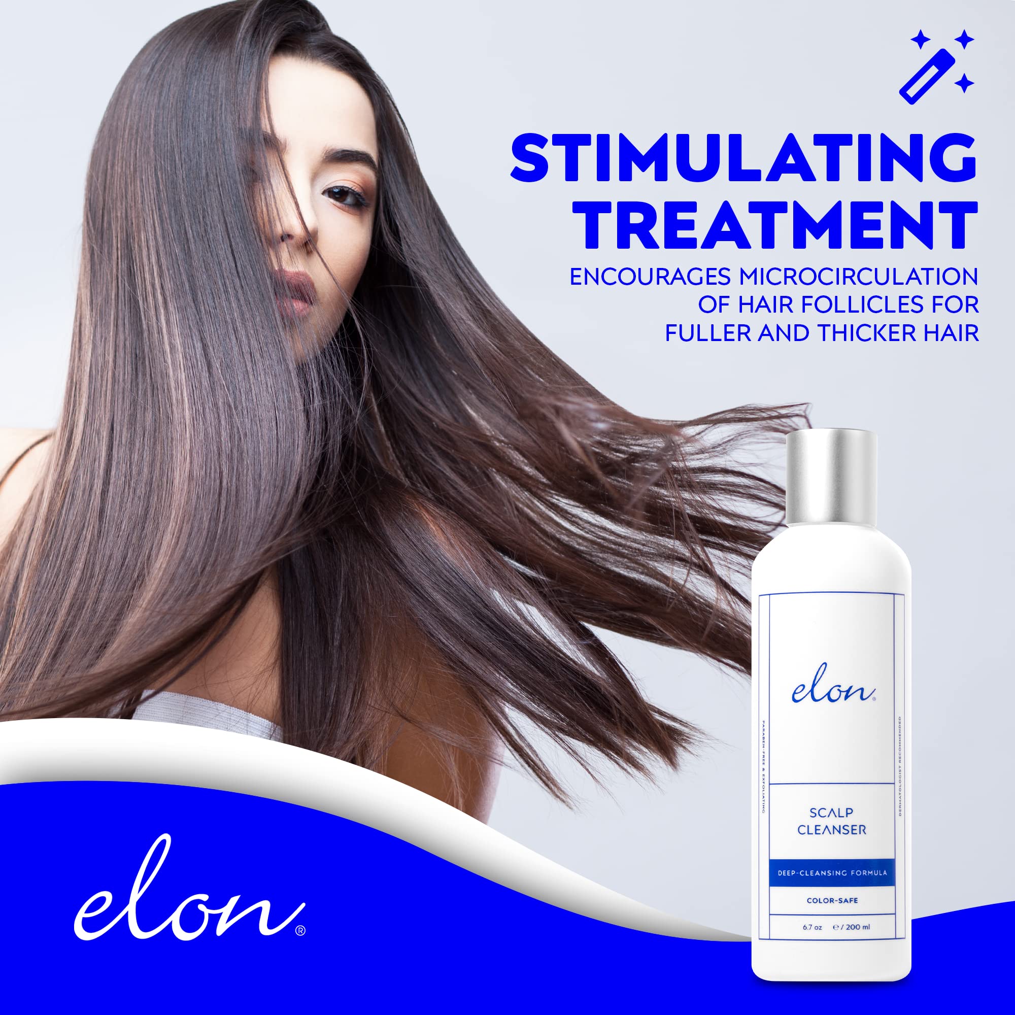 Elon Thinning Hair System Scalp Cleanser 6 Fl Oz.