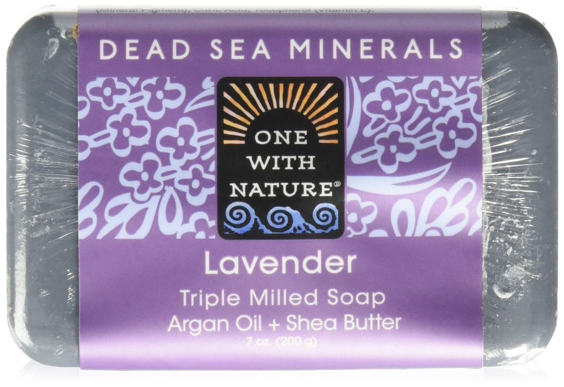 One With Nature Soap-Lavender 7 Ounces