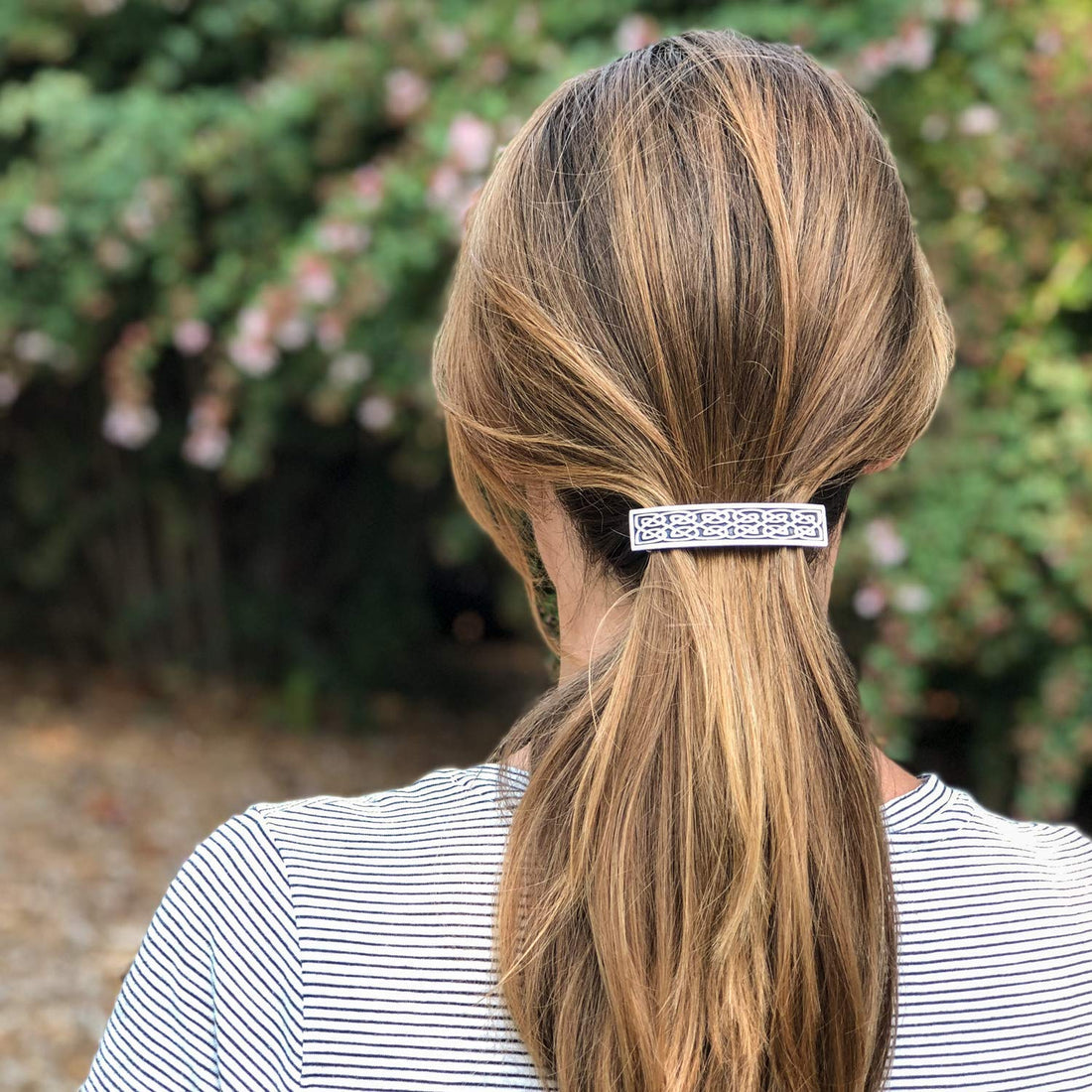 Hair Clip | Barrette | Small Celtic | Handmade in the USA by Oberon Design