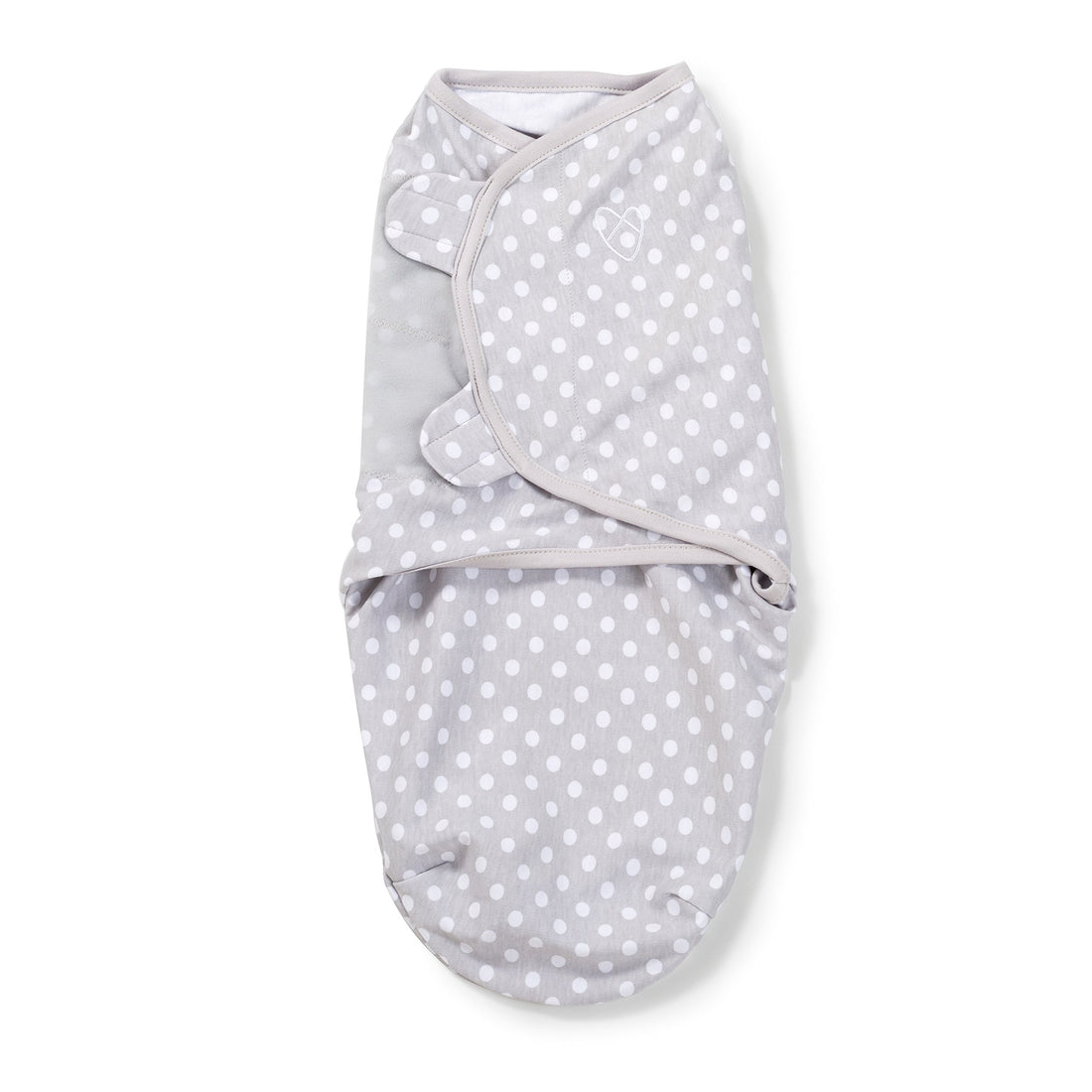 SwaddleMe Original Swaddle – Size Small, 0-3 Months, 2-Pack (Grey Dot Stripe)