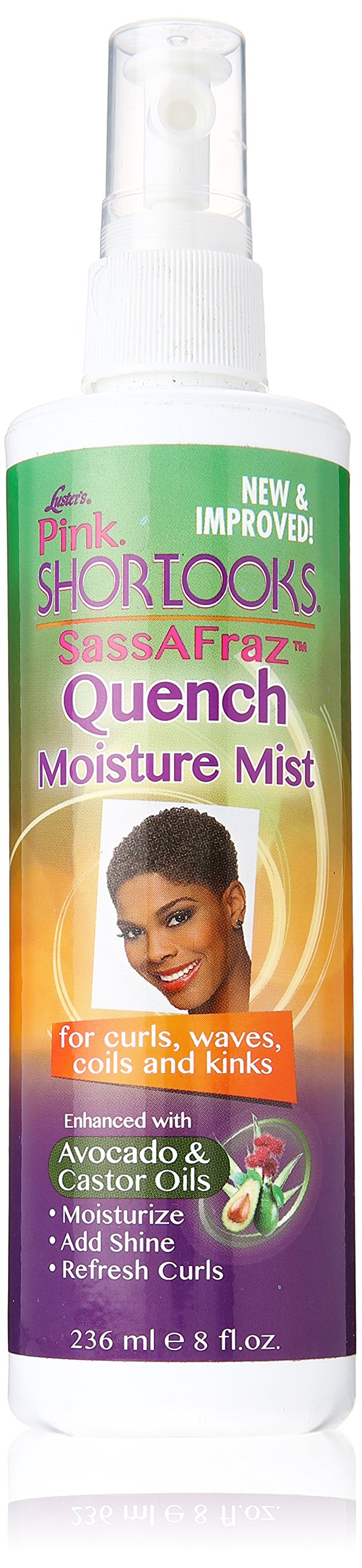 Lusters Luster'S Pink Short Looks Sassafrazz Styling Spray, 8 Ounce
