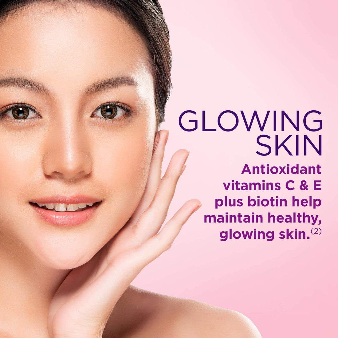 Nature's Bounty Vitamin Biotin Optimal Solutions Hair, Skin and Nails Gummies, 80 Count,.