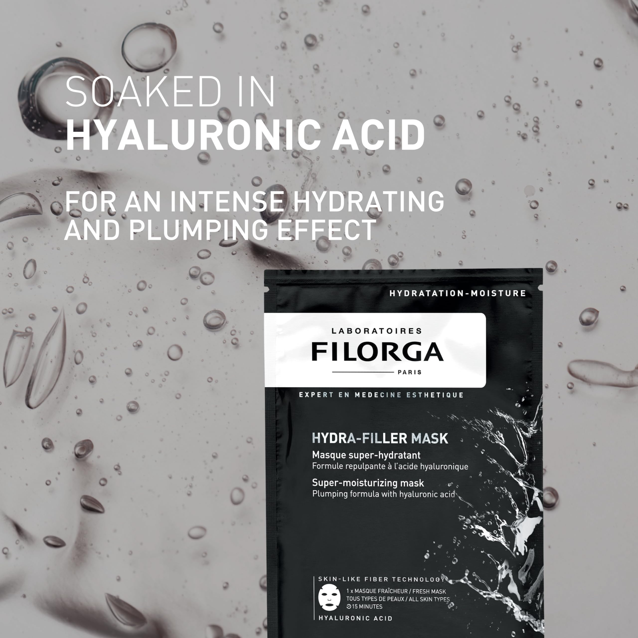 Filorga Hydra-Filler Super Moisturizing White Mask for Unisex - 0.811 oz Mask