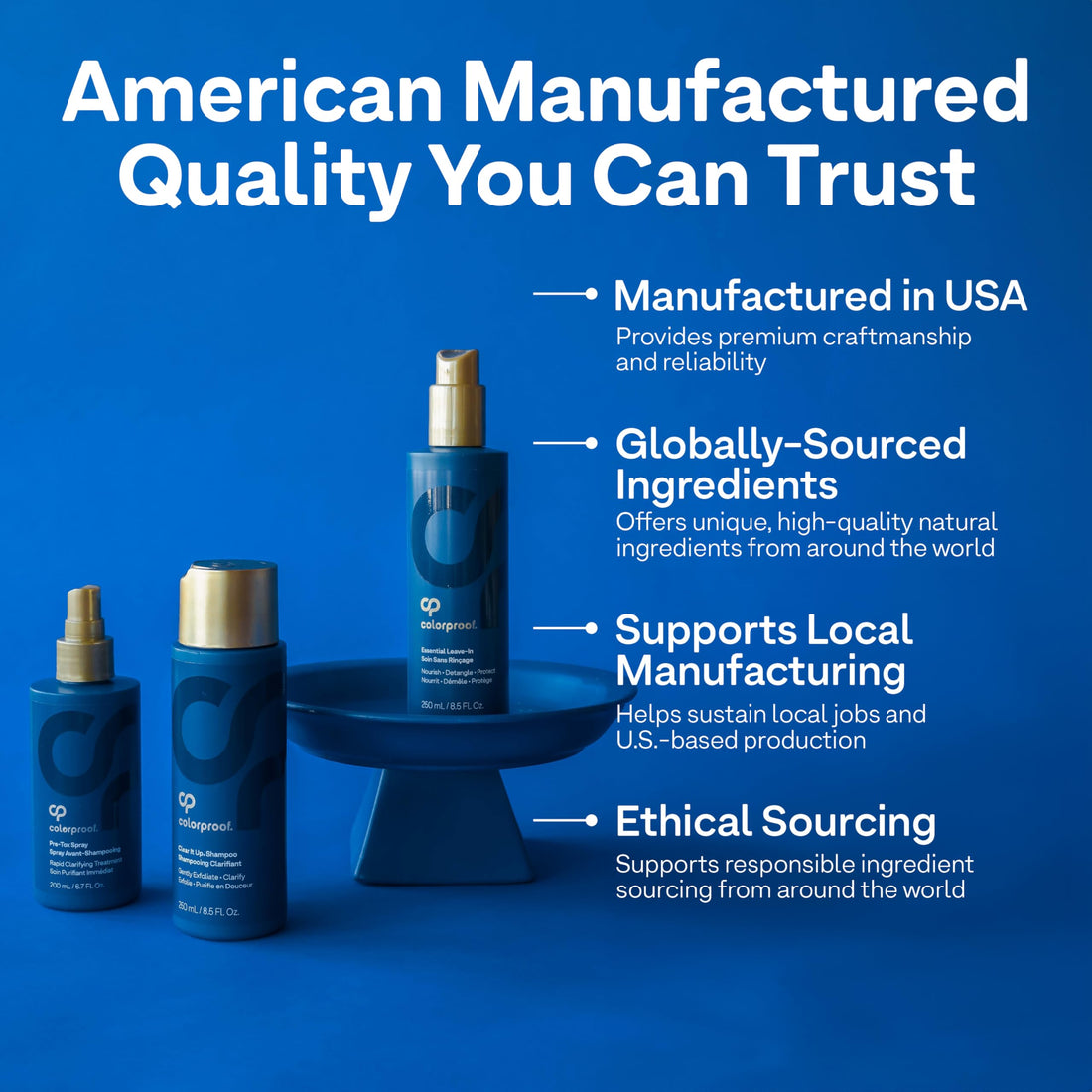 Colorproof Leave-In Treatment Spray 8.5 Fl. Oz. Heat Protection Spray for Hair, Smoothing and Detangling Spray with Color Protection, Coconut & Lemongrass Scent