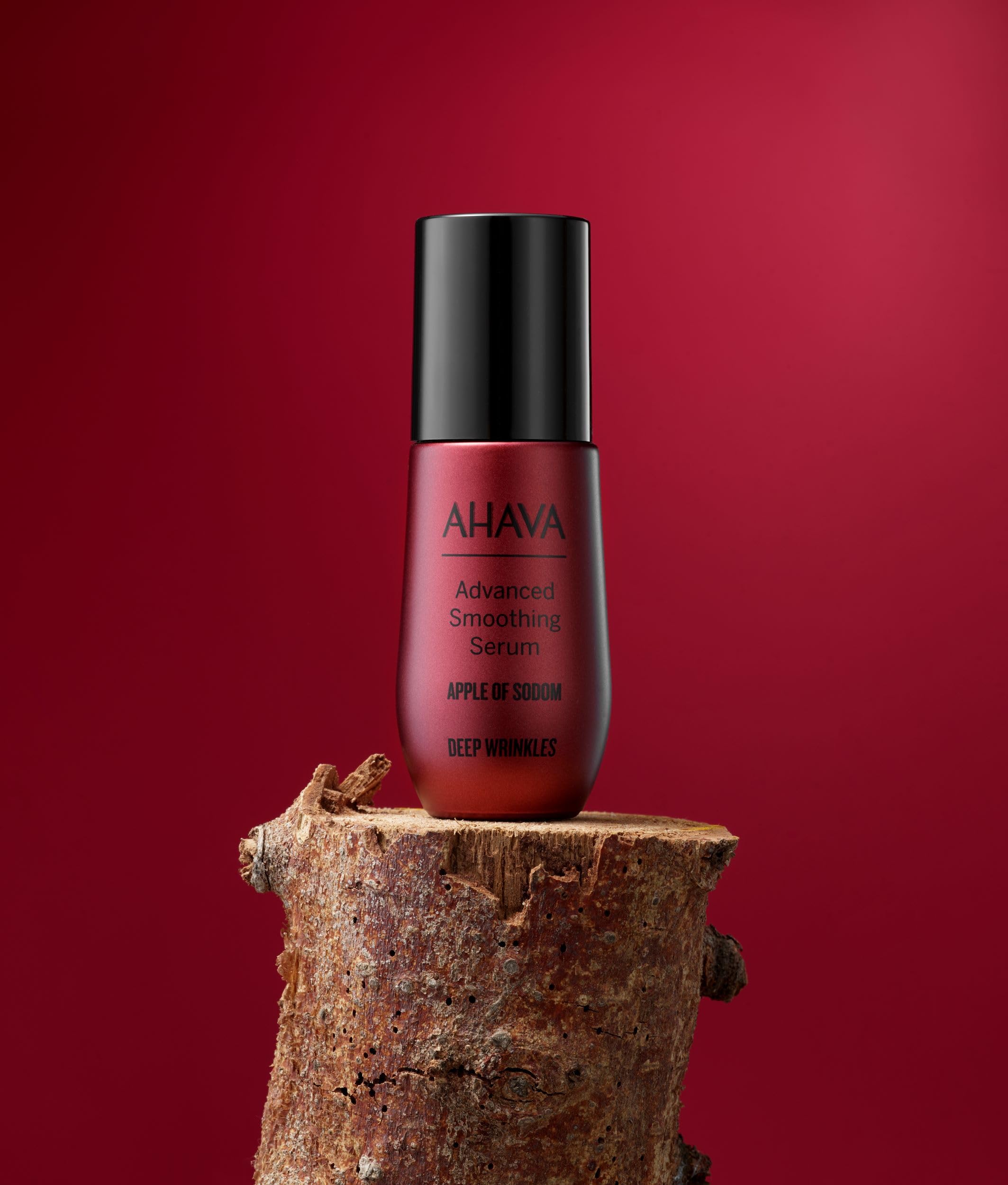 AHAVA Apple of Sodom Advanced Smoothing Serum - Clinically proven anti-aging serum to combat deep wrinkles & soften skin features, restore volume, with Osmoter, Shea & ATPeptide, 1 Fl.Oz