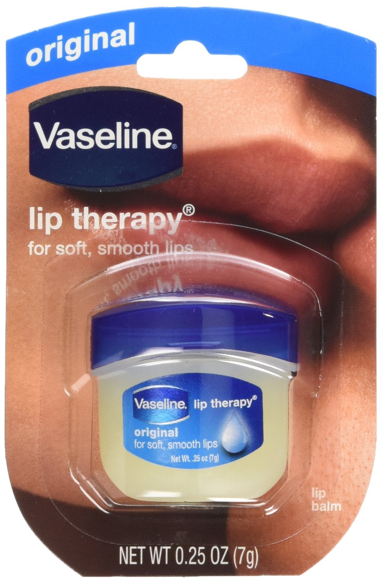 Vaseline Lip Therapy Original, .25 Oz (Pack Of 12), White