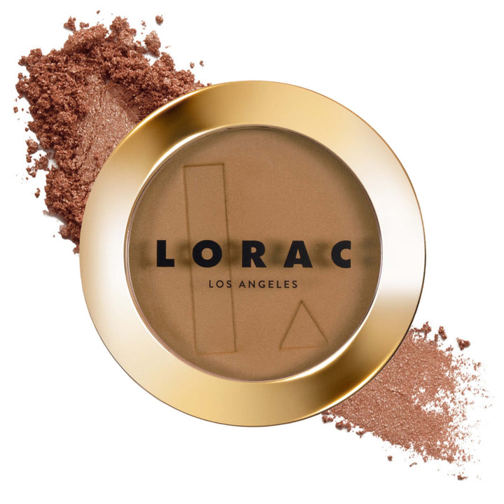 LORAC Tantalizer Buildable Bronzing Powder, Deep Tan, Tan Lines