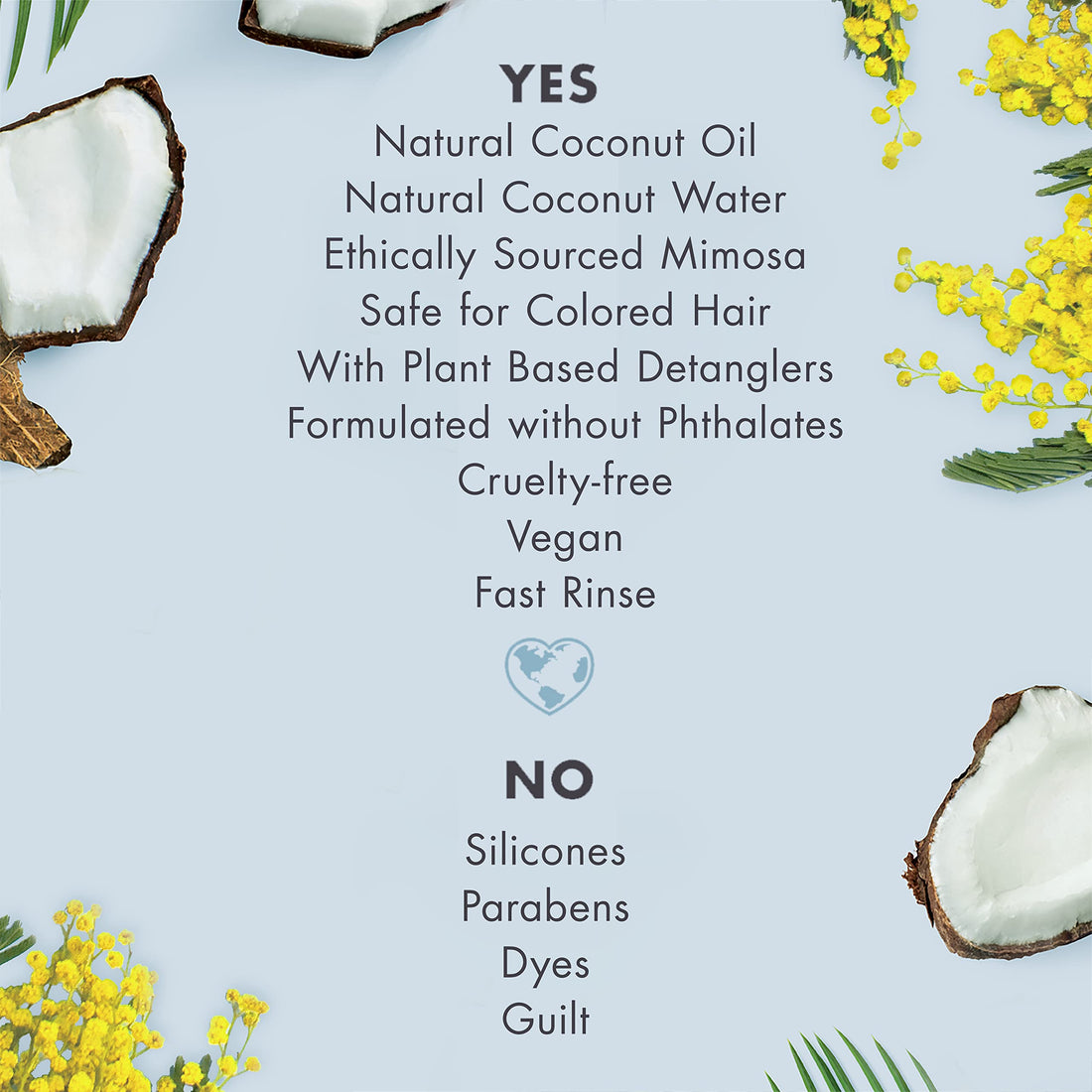 Love Beauty and Planet Silicone-Free Conditioner Volumizing Conditioner for Fine Hair Coconut Water and Mimosa Flower Refill Bottle for use with Reusable Aluminum Bottle 32 oz