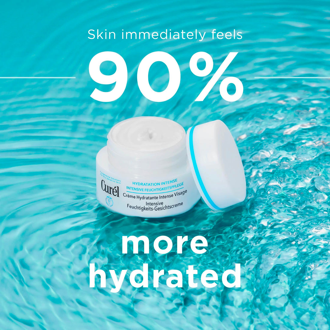 Curel Japanese Skin Care Intensive Face Moisturizer Cream, Hydrating Face Lotion for Dry to Very Dry Sensitive Skin, Anti-Aging, Fragrance-Free, Anti-Wrinkle Japanese Skin Care, 1.4 Oz