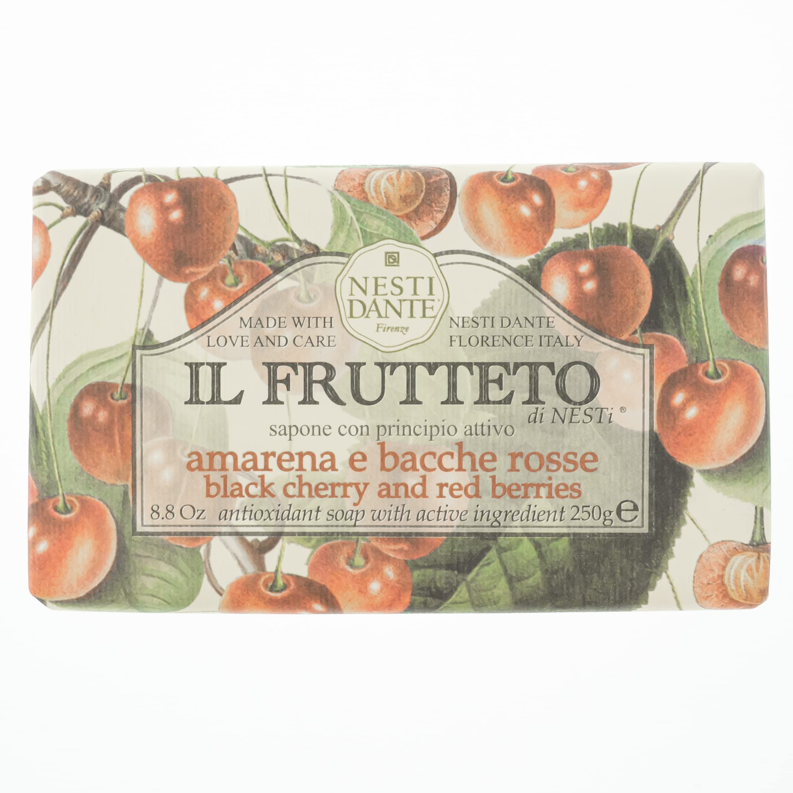 Nesti Dante Il Frutteto Black Cherry & Red Berries Soap 250g