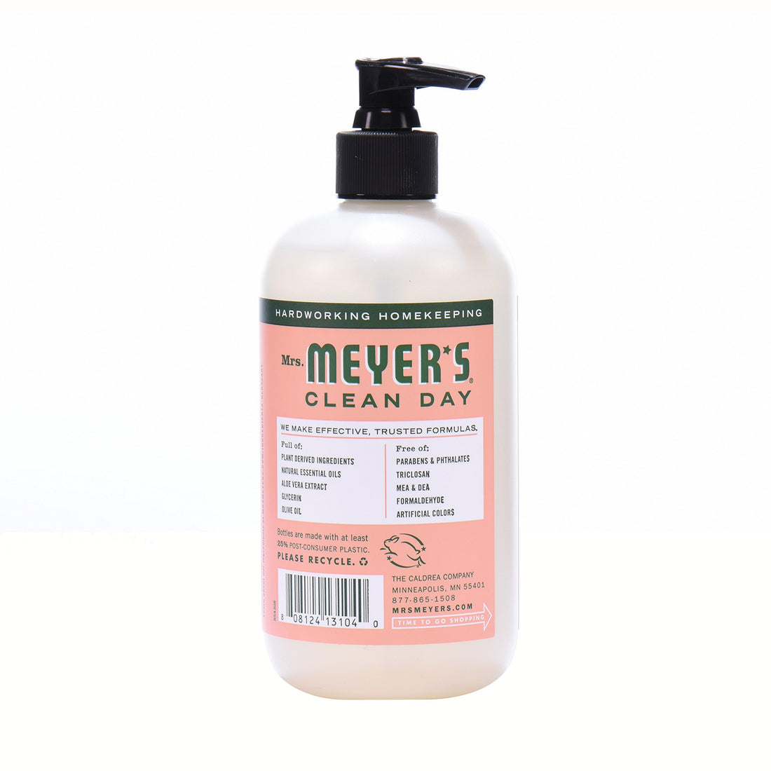 Mrs Meyers Hand Soap Geranium 12.5 Ounce Pump (370Ml) (6 Pack)