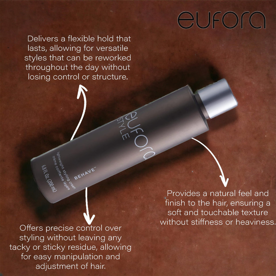 Eufora Style Behave Lightweight Styling Cream 6.8oz