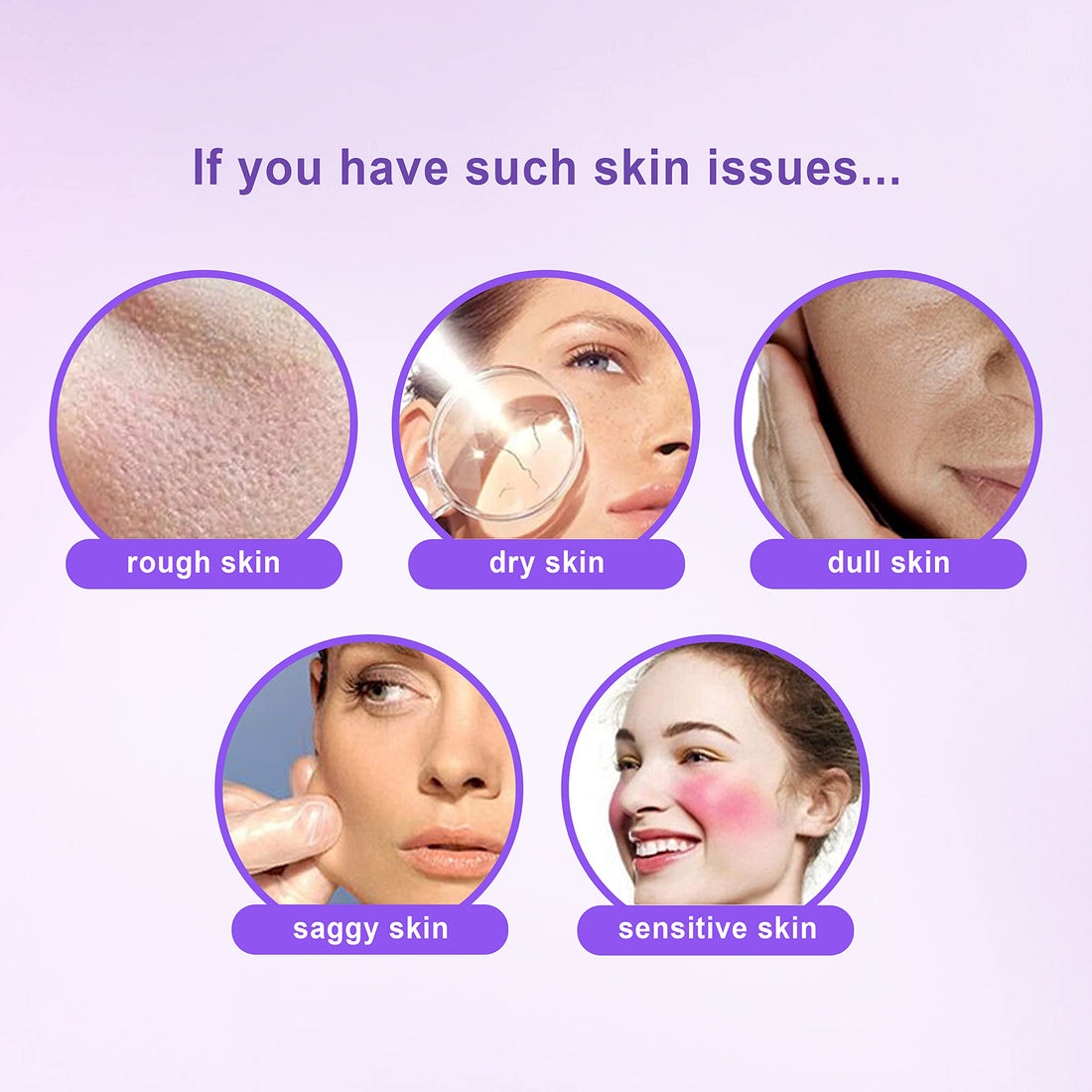 Silicone Face Roller Ice Mold Ice Roller Cryo Cube Ice Mold Beauty Skin Care Kit with Lavender Dried Flowers Cotton Pad for Face Eye Neck Ice Compress Remove Fine Lines Shrink Pores Reduce