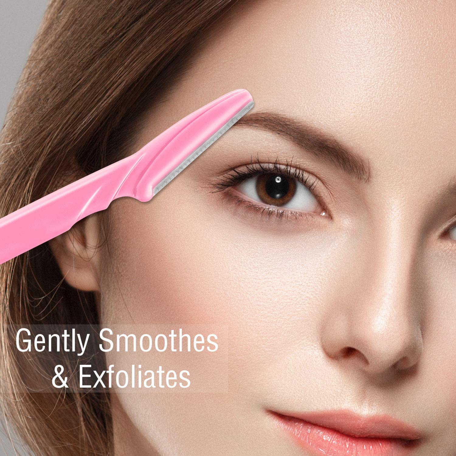 Boao Boao 96 Pieces Eyebrow Razor Eyebrow Shaver Eyebrow Shaper Facial Razor with Precision Cover for Women