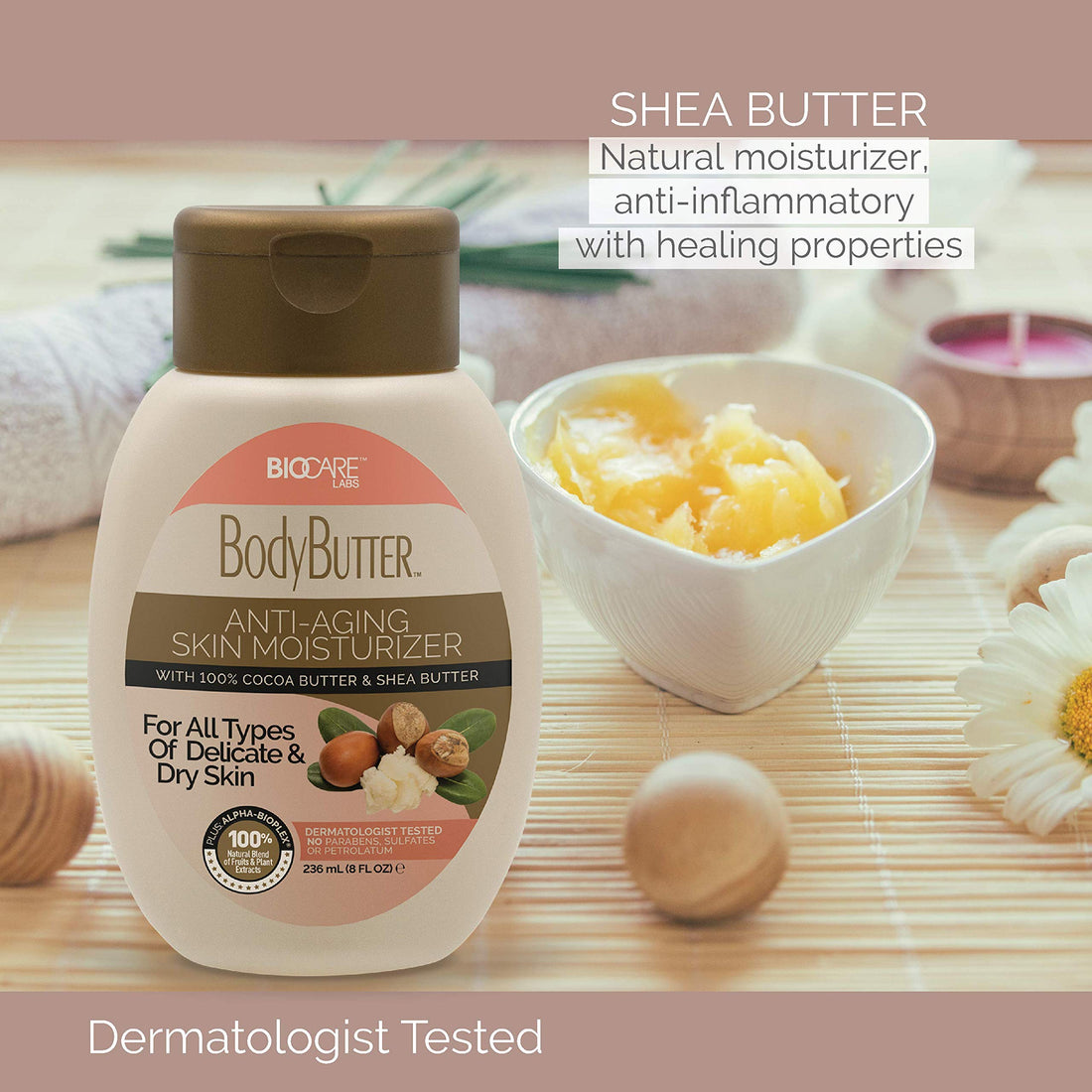 Body Butter with Cocoa Butter & Shea Butter by Biocare Classic Body Butter