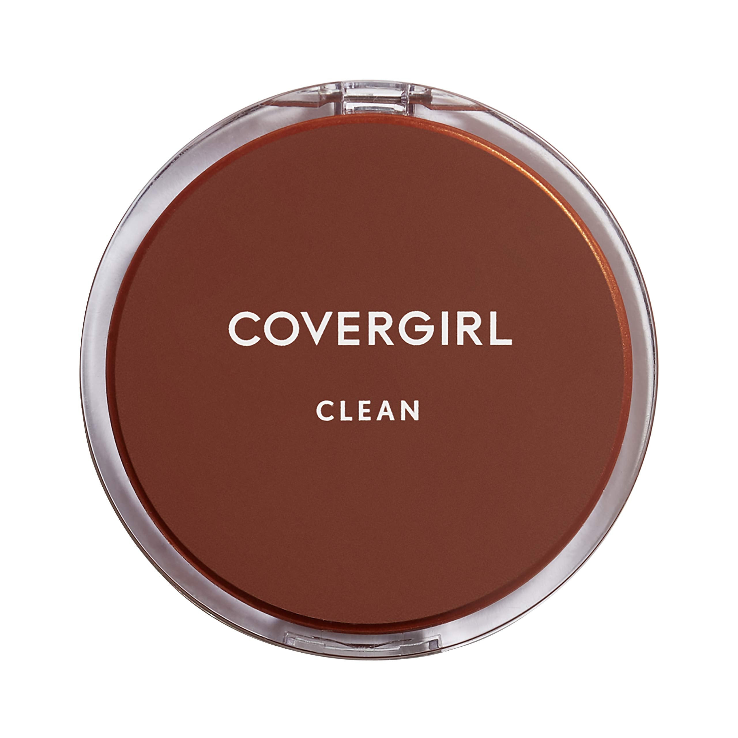 Covergirl Clean Pressed Powder Foundation, 125 Buff Beige, 0.39 Fl Oz