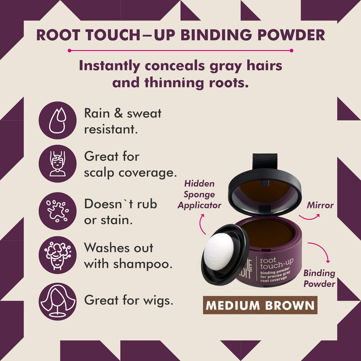 Root Touch Up (3.7g) By Style Edit (Medium/Light Brown) Cover Your Roots Between Color Services. One Step Application! Factory Fresh With E Commerce Authenticity Code!