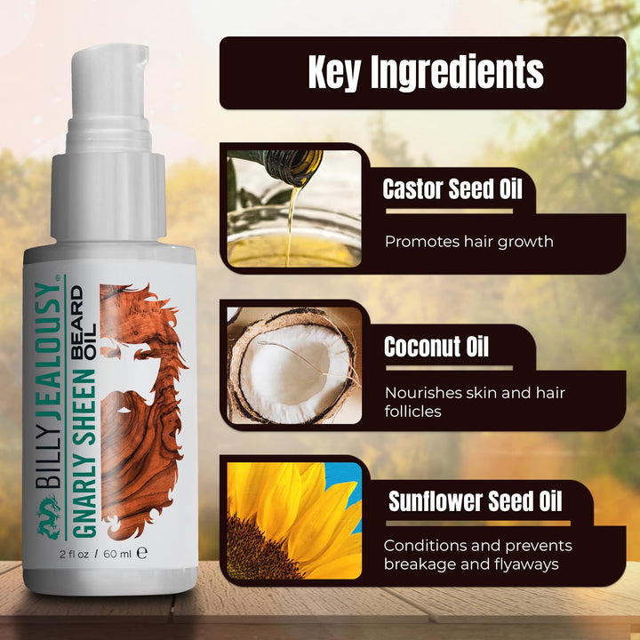 Billy Jealousy Gnarly Sheen Refining Beard Oil