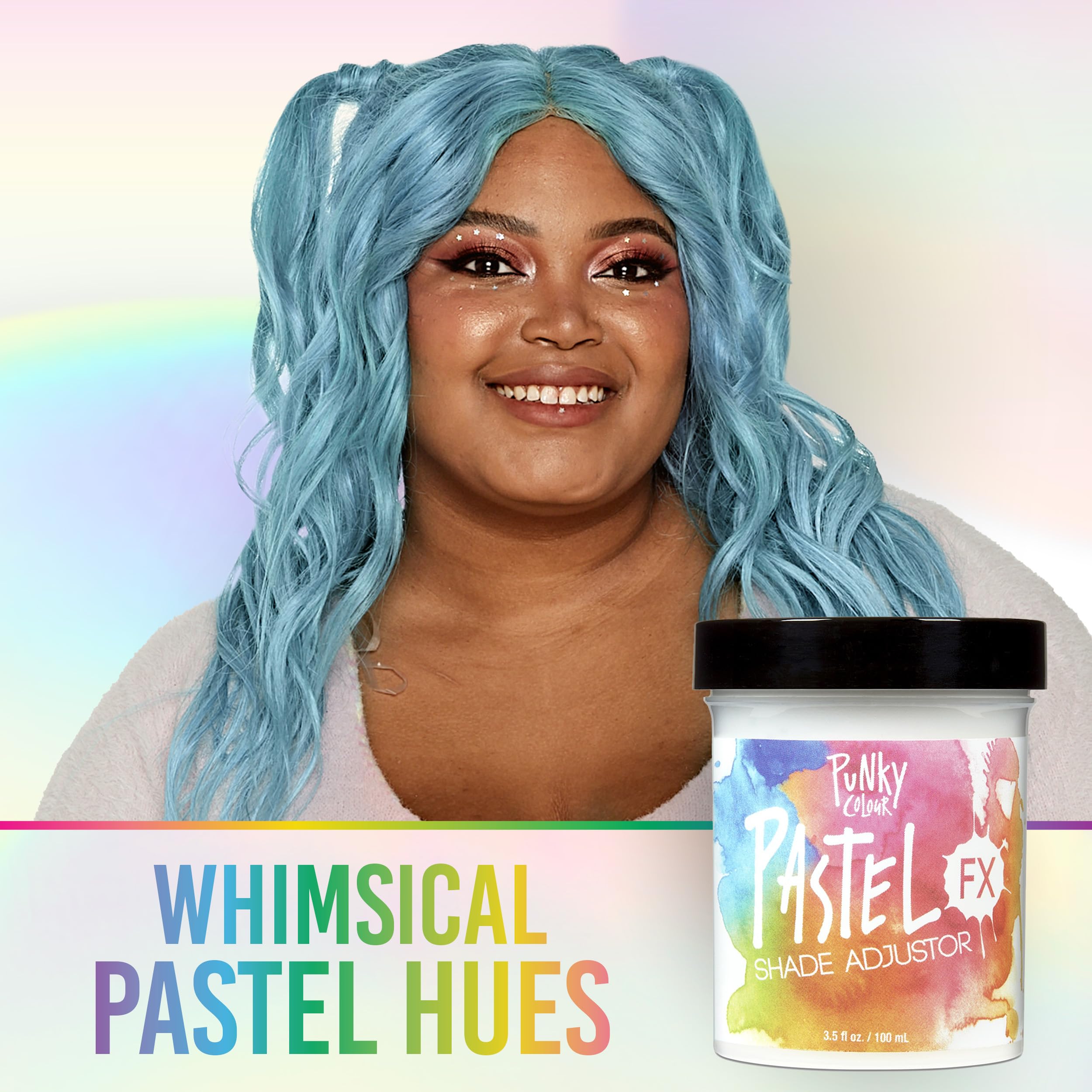 Punky PastelFX Shade Adjustor Semi Permanent Conditioning Hair Color, Vegan, PPD and Paraben Free, lasts up to 25 washes, 3.5oz