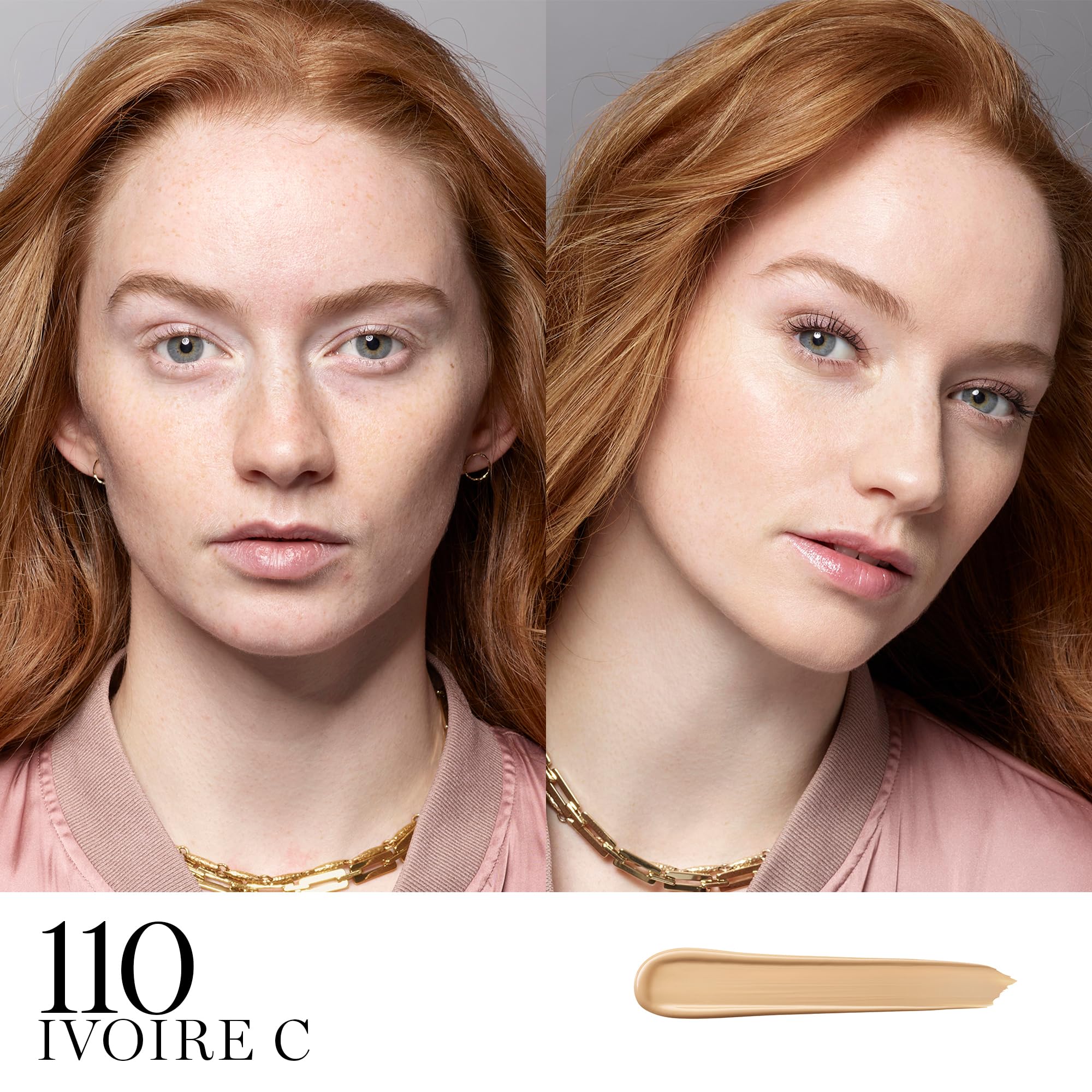 Lancôme Teint Idole Ultra Wear All Over Full Coverage Concealer - Natural Matte Finish & Lightweight Under Eye Concealer - Up To 24H Wear - 110 Ivoire Cool