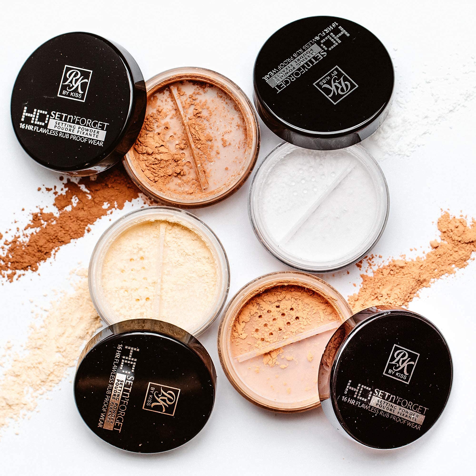 Ruby Kisses HD SET n' Forget SETTING POWDER 0.4OZ RRSP04 Rich by Ruby Kisses