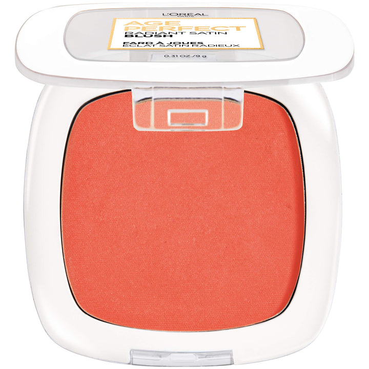 L’Oréal Paris Age Perfect Radiant Satin Blush with Camellia Oil, Marigold