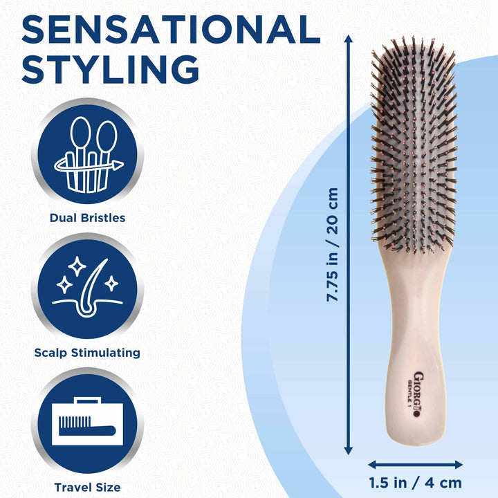 Giorgio Gentle Collection Hair Brush Ivory