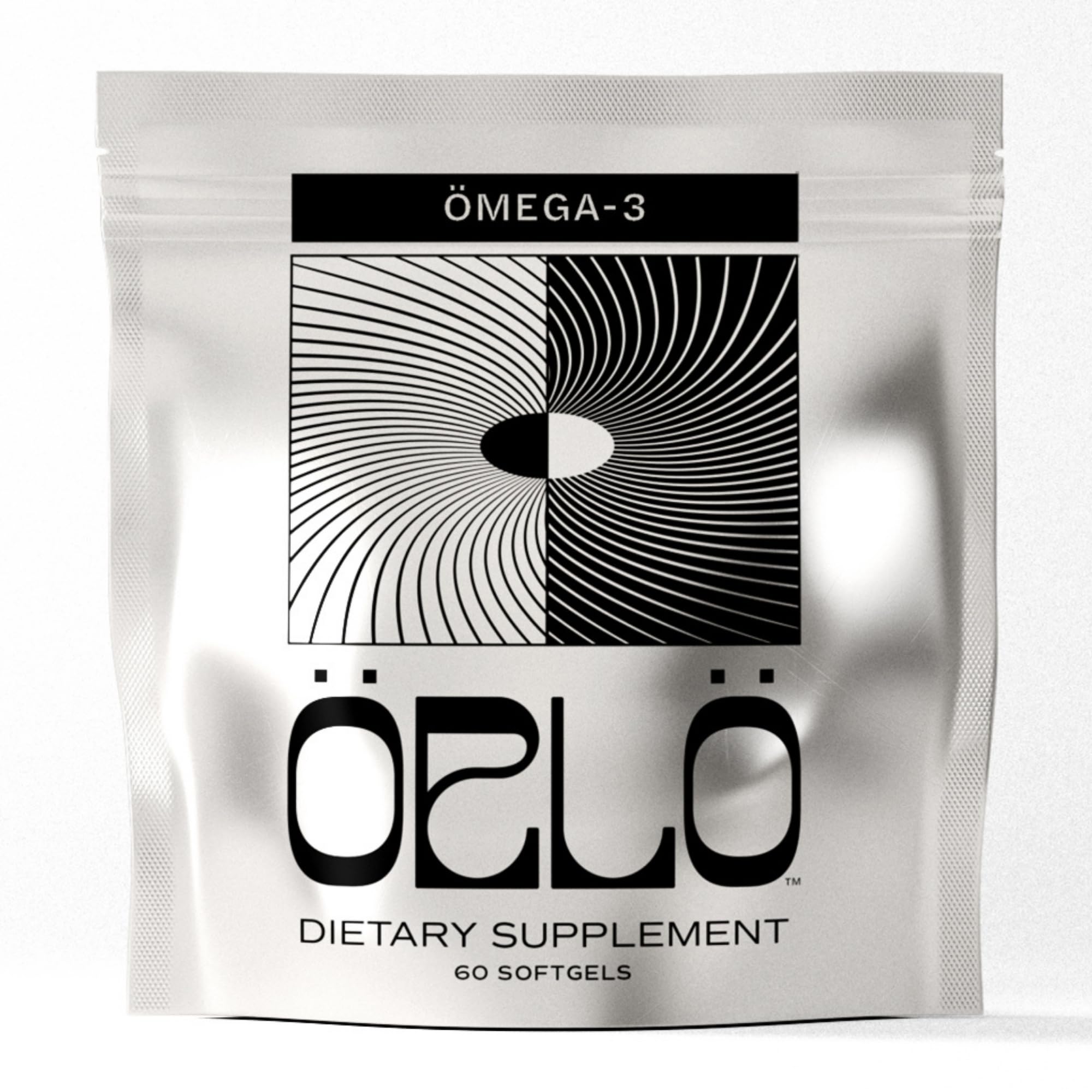 Orlo Omega 3 - Vegan Omega 3 Supplement - Triple Strength Omega3s - Plant Based DHA & EPA Fatty Acids Algae Omega-3 Oil - Sustainable Krill or Fish Oil Alternative (60 Mini Softgels)