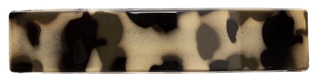 France Luxe Belle Casual Rectangle Barrette Ivory Tokyo Stone