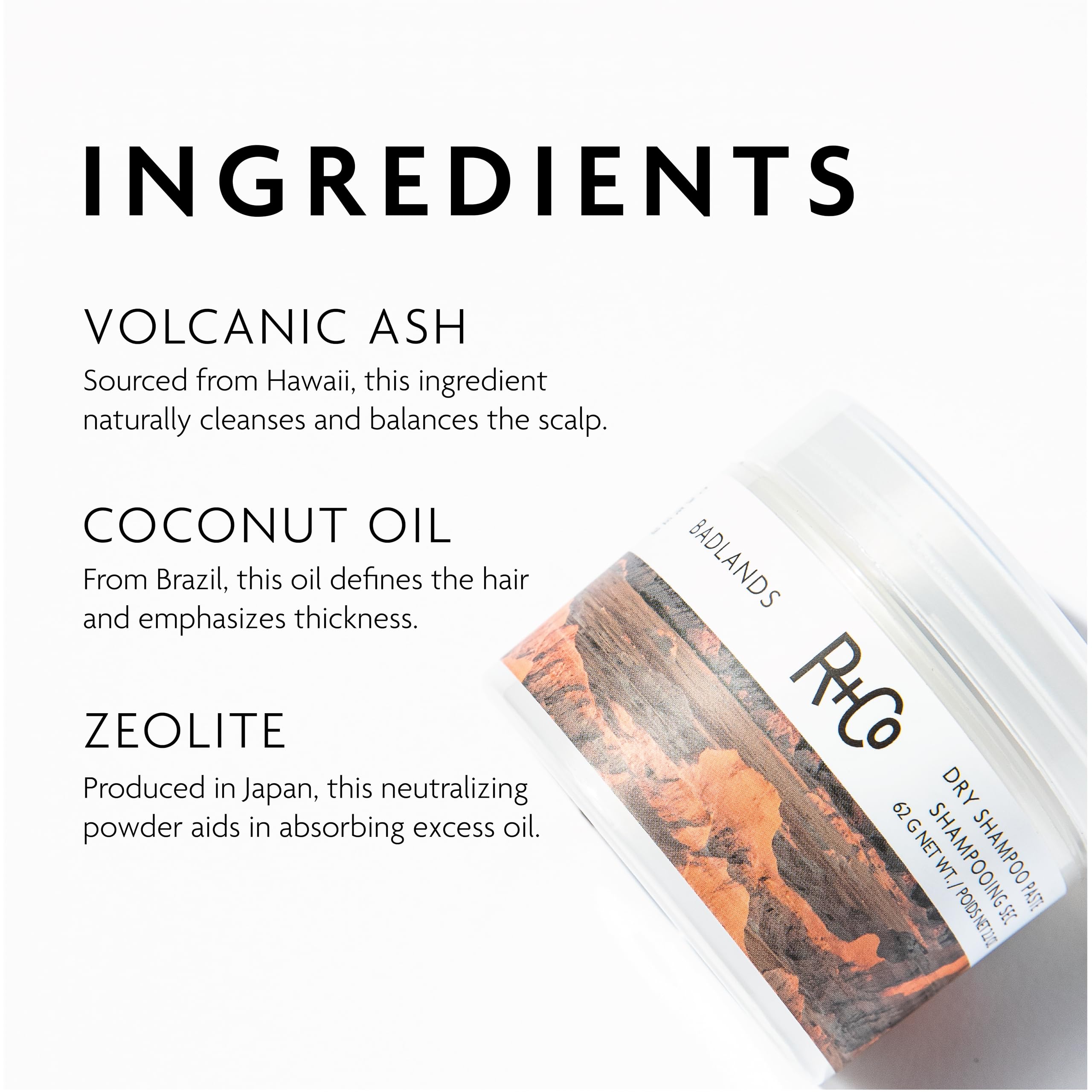 R+Co Badlands Dry Shampoo Paste