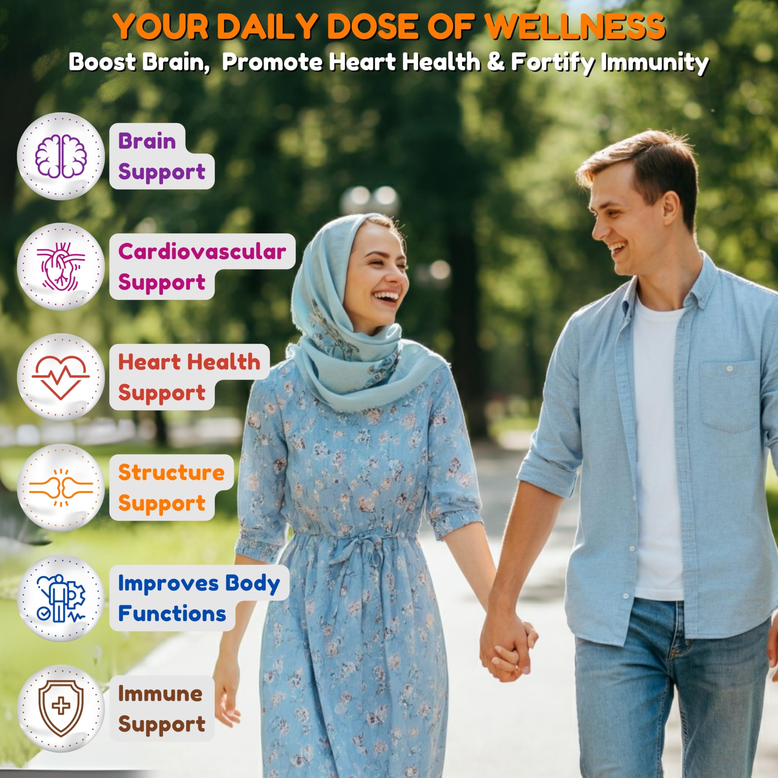 SHIFAA NUTRITION Vegan Omega 3 Gummies for Adults | No Fish Oil Burps | 60 Gummies | Plant Based w/Chia Oil, Algae | Omega 3 6 9 w/DHA, Vitamin C | for Brain, Cardiovascular & Immune Support Halal