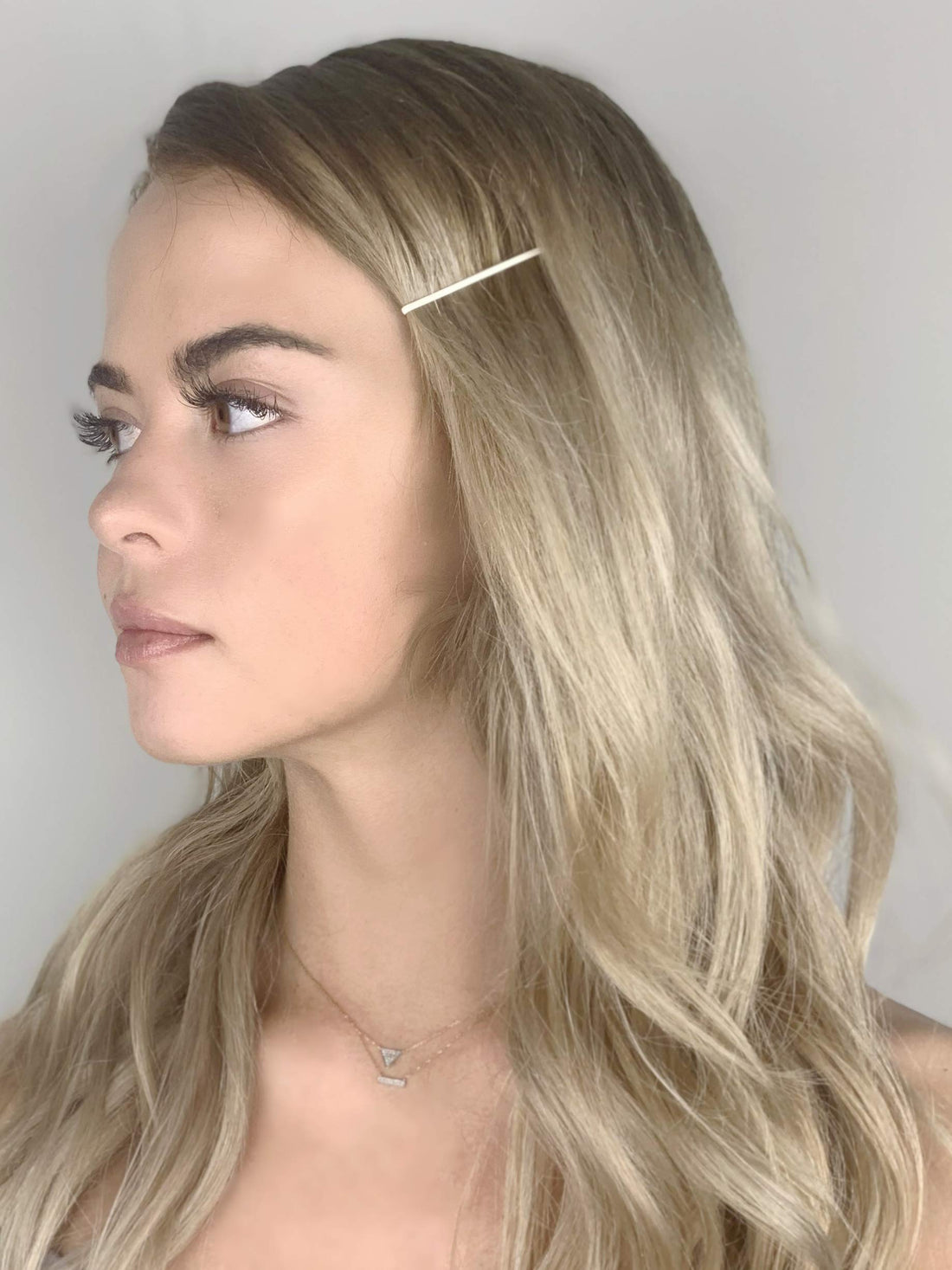 Heliums Large Bobby Pins - Gray - 2.5 Inch Extra Long Straight Hair Pins, Enamel Coated - 24 Count