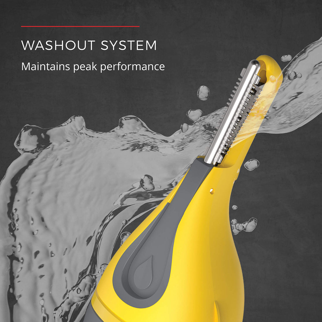 Remington Virtually Indestructible Nose, Ear & Brow Trimmer Yellow Ne3871-Battery Powered Men