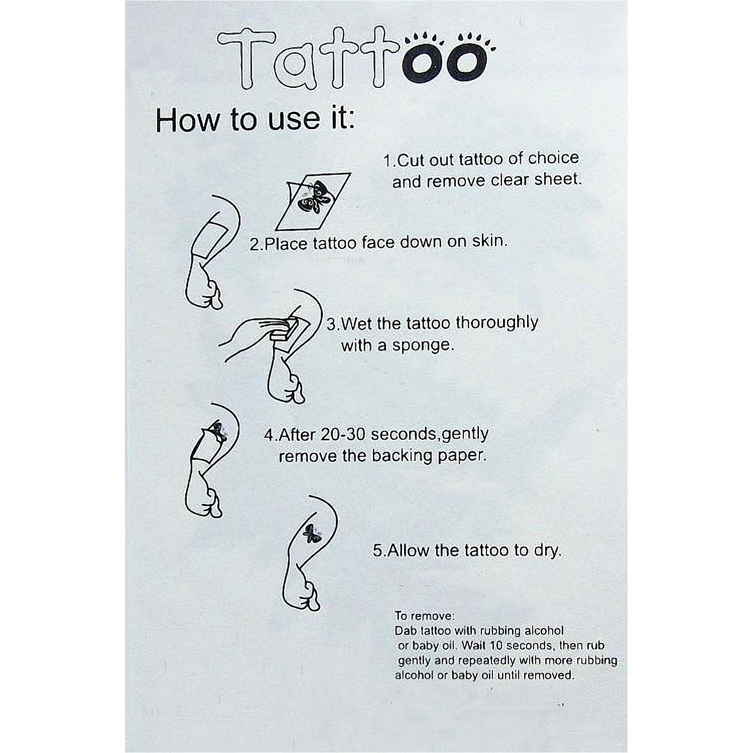 MapofBeauty Tribal Armband Temporary Waterproof Tattoo Sticker(2 Pcs/Lot)