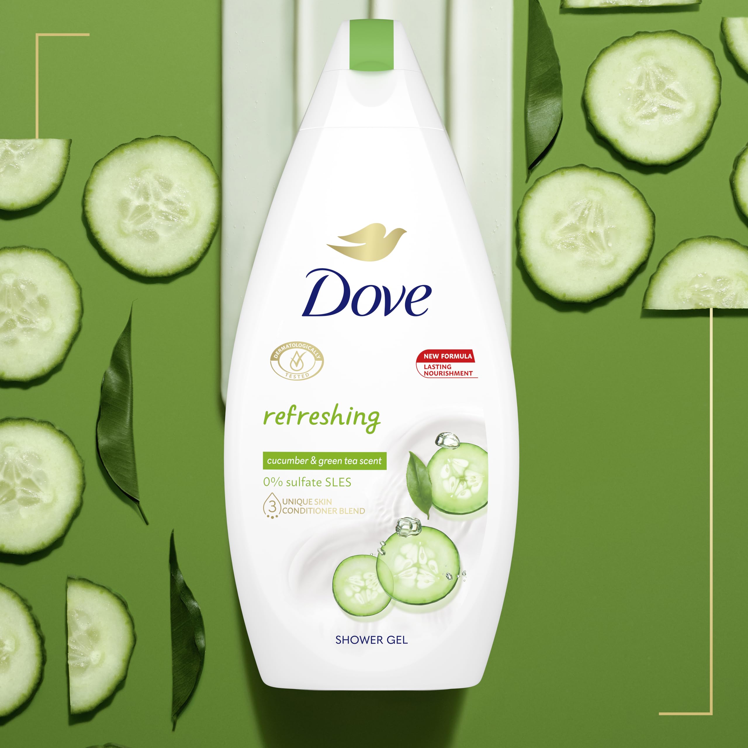 Dove Fresh Touch Shower Gel 16.9oz (500ml)
