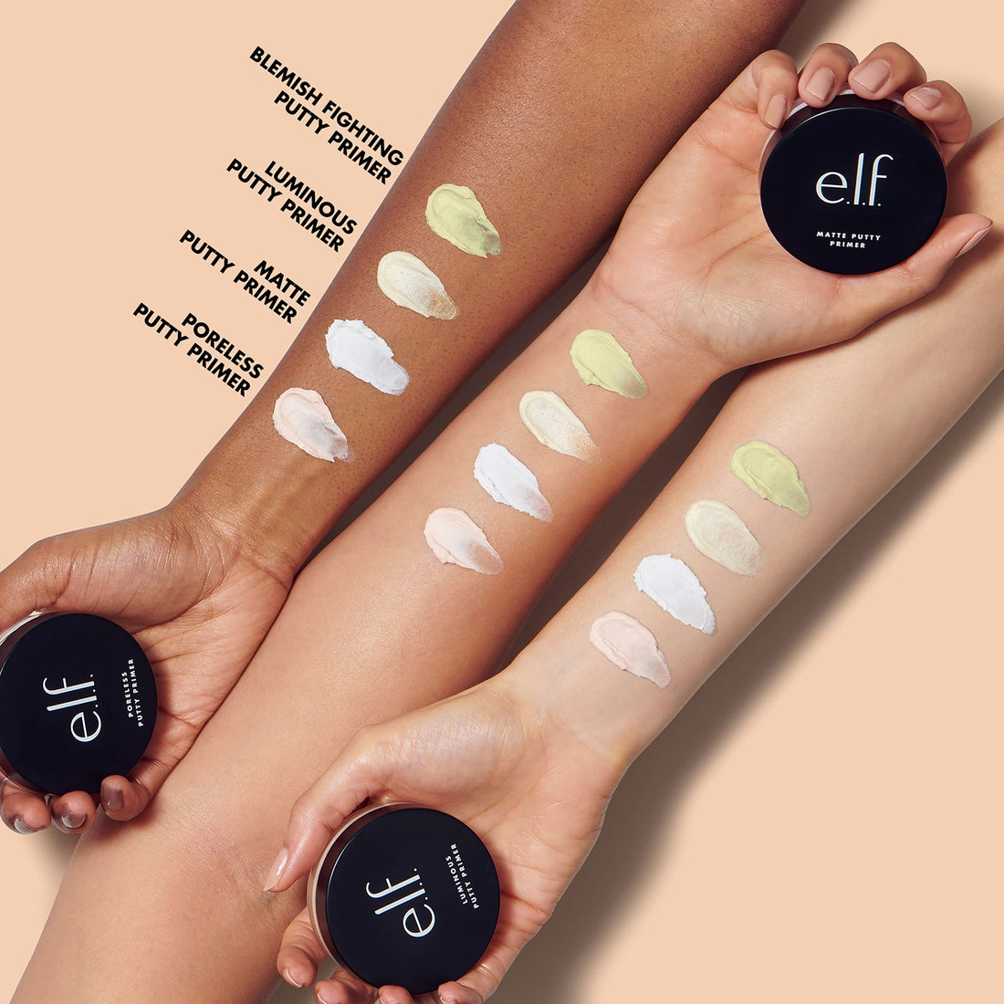 e.l.f. Acne Fighting Putty Primer, Infused with 1.8% Salicylic Acid, Prevents Breakouts & Reduces Redness, Minimizes Pores & Preps Skin, 0.74 Oz (21g)