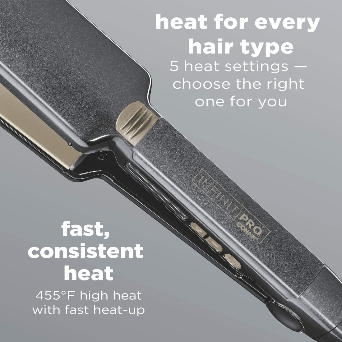 CONAIR CS32BX Infiniti(R) PRO 2 Tourmaline Ceramic Flat Iron