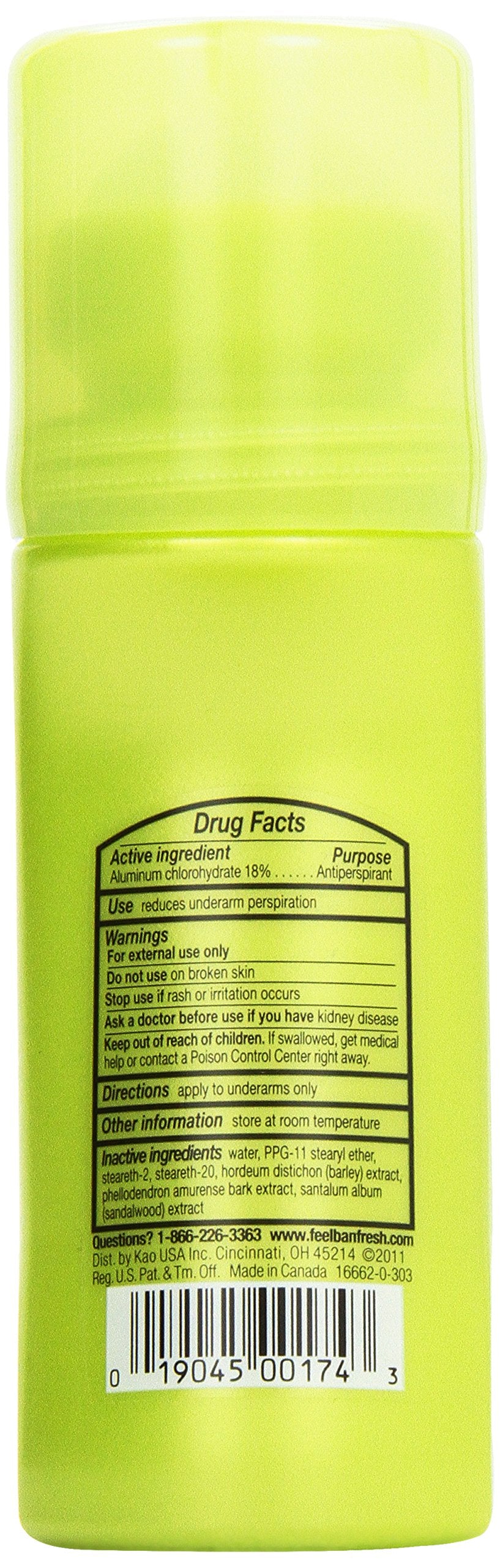 Ban Roll-On Antiperspirant Deodorant, Unscented, 3.5 oz