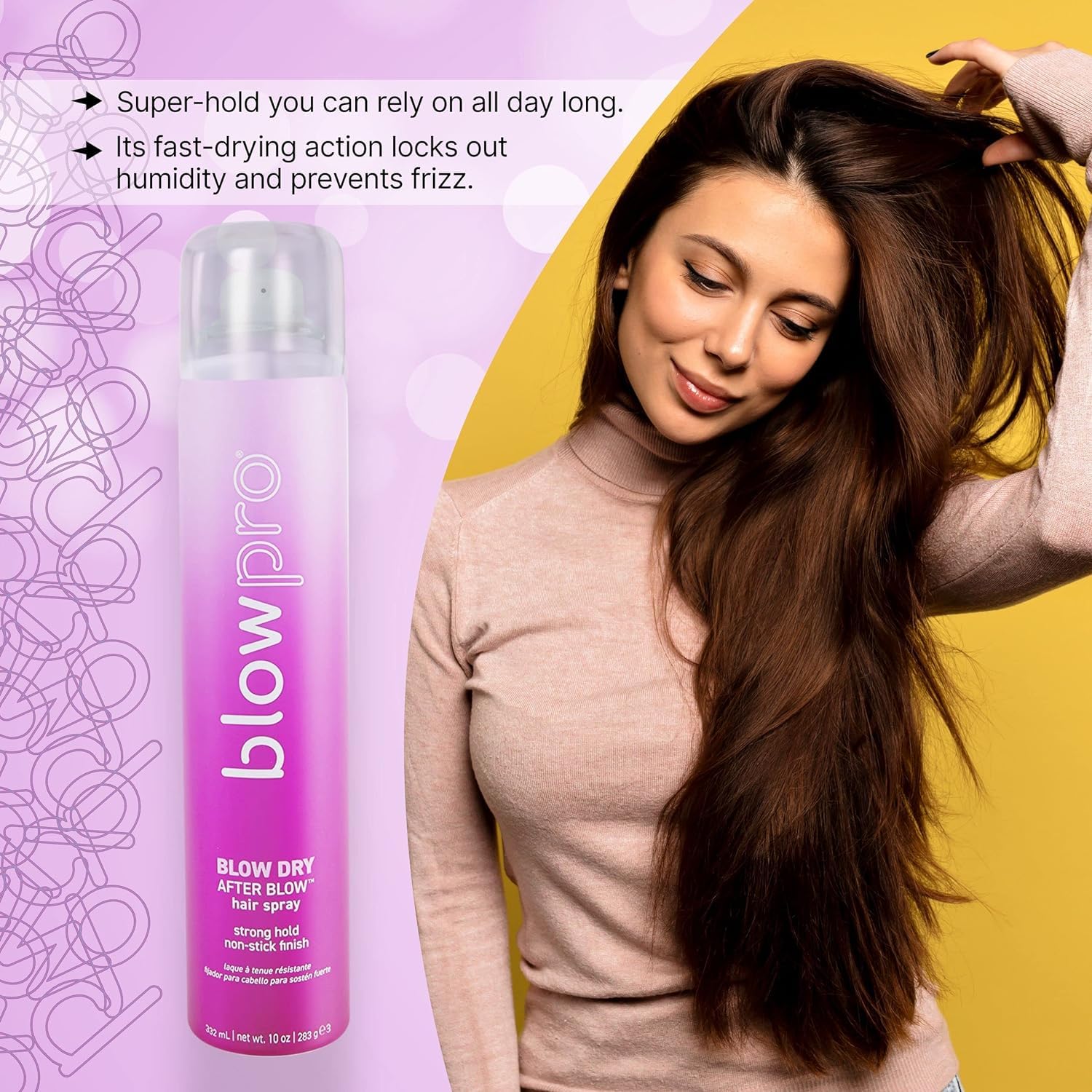 blowpro After Blow Strong Hold Finishing Spray, 10 oz.