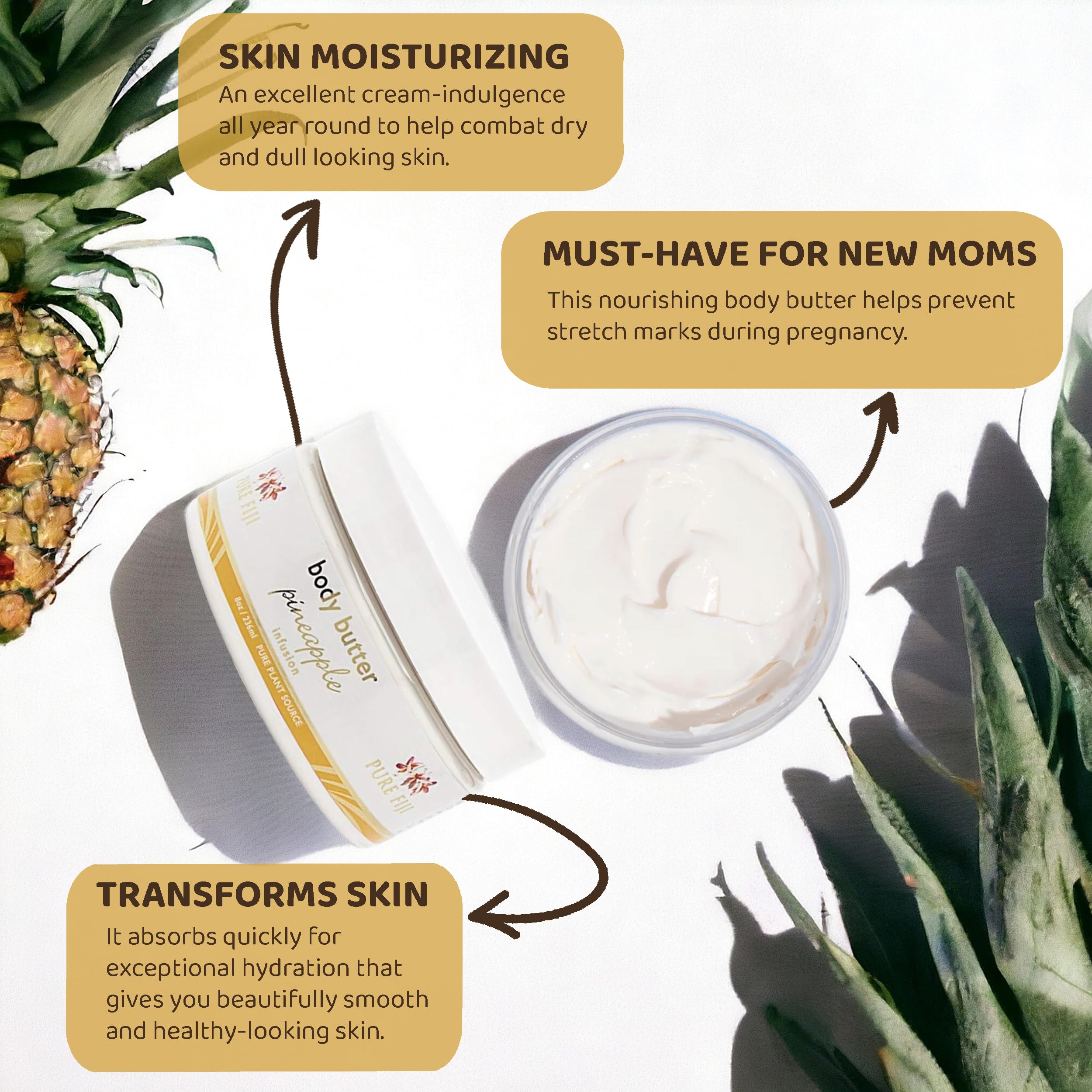 Pure Fiji Body Butter - Pineapple by Pure Fiji