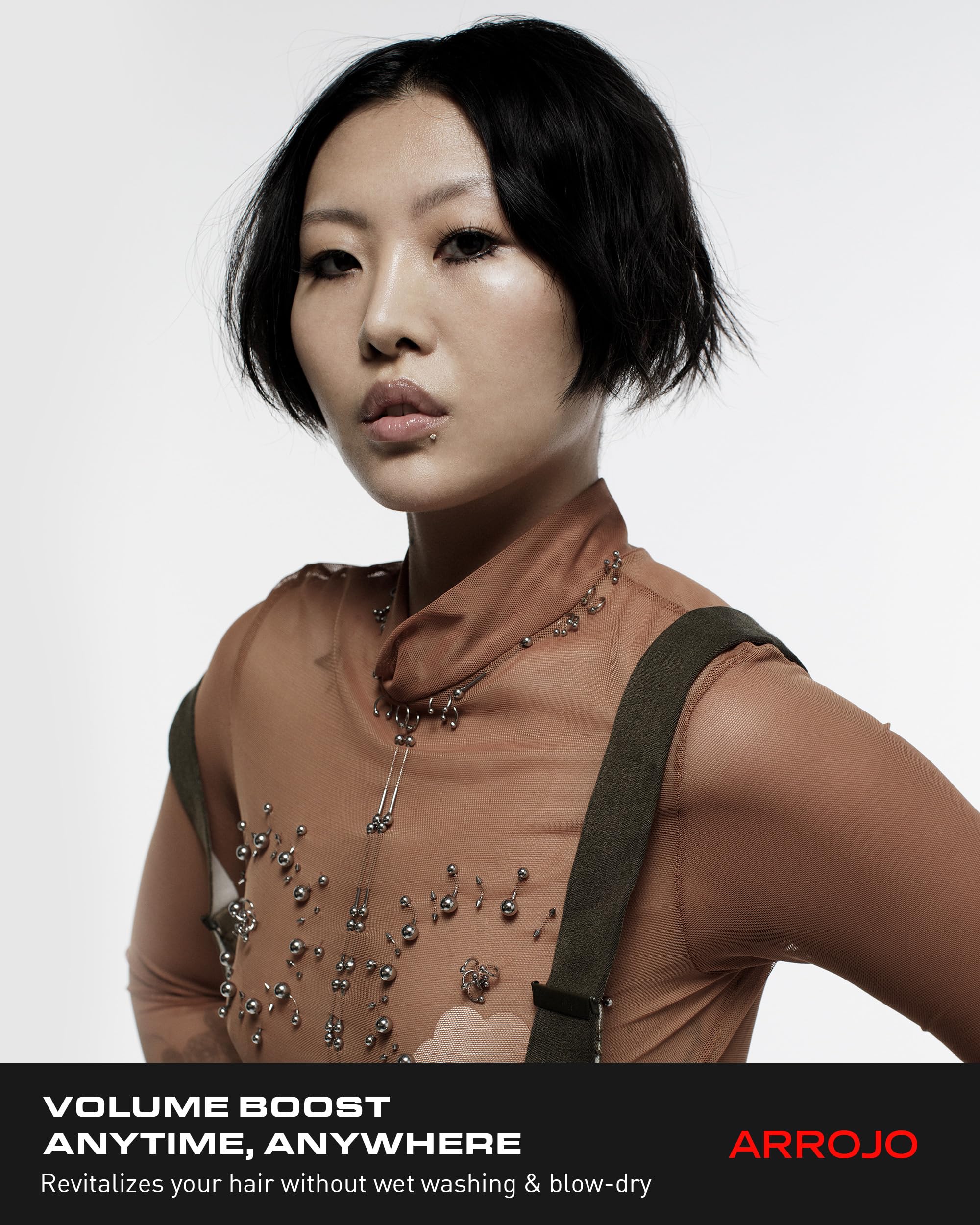 ARROJO ReFINISH Volumizing Dry Shampoo for Women & Men - Revitalizing Large Dry Shampoo Spray w/Invisible Finish â€“ Women & Mens Dry Shampoo for All Hair Types , 8.5 Fl Oz (Pack of 1)