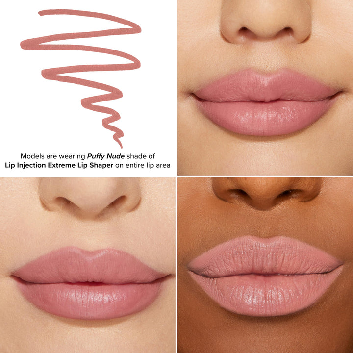 Too Faced Lip Injection Extreme Lip Shaper Plumping Lip Liner | Long Lasting + Smudge Proof, Post-Op Pink