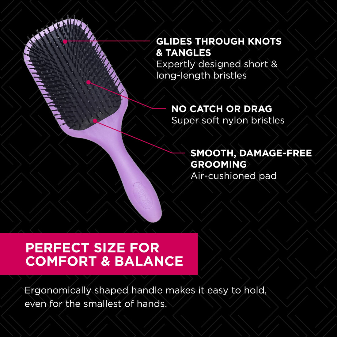 Denman D90L, Tangle Tamer Ultra Violet