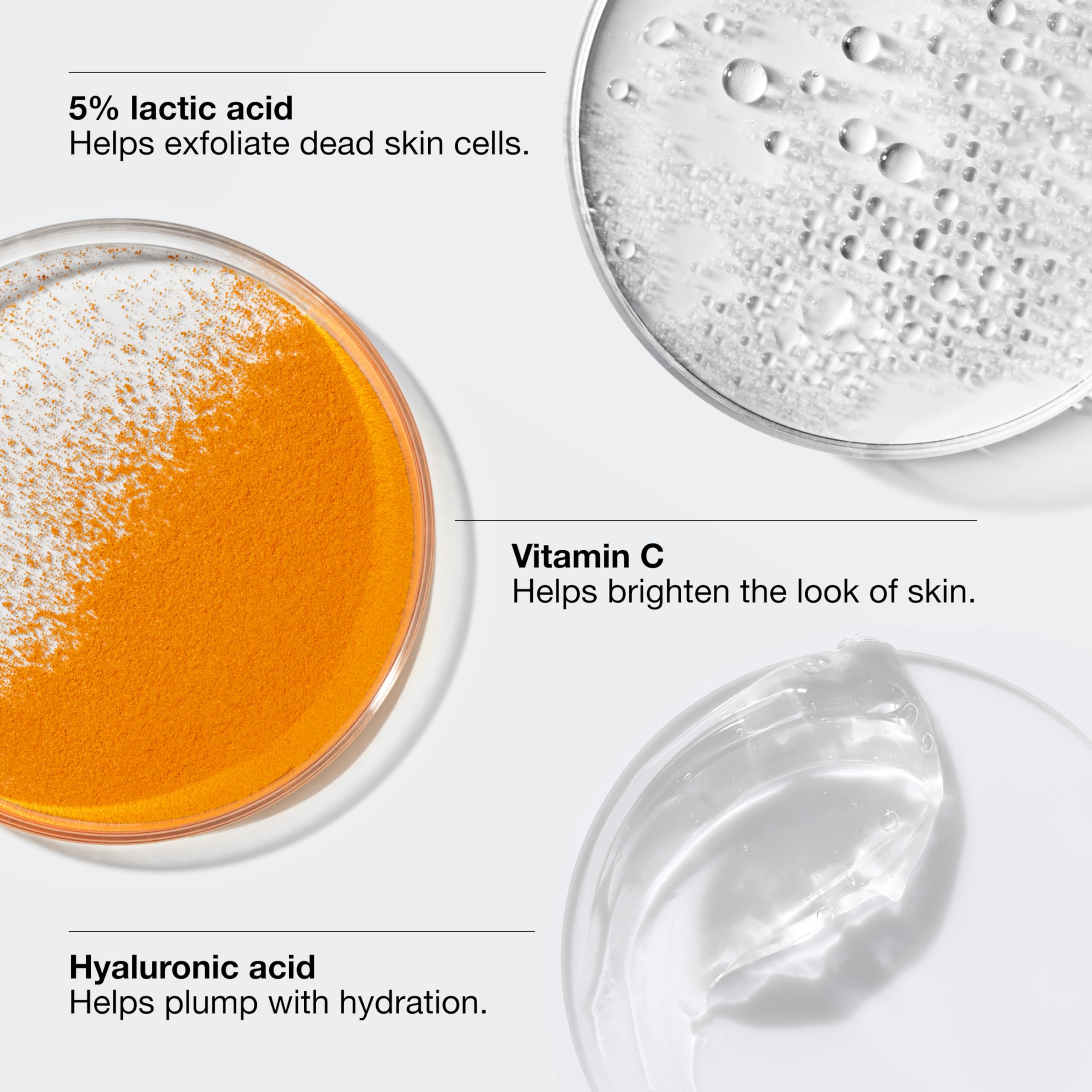 Clinique Moisture Surge Active Glow Serum with Lactic Acid, Hyaluronic Acid + Vitamin C | Hydrating, Lightweight + Oil Free, 1.7 fl. oz.