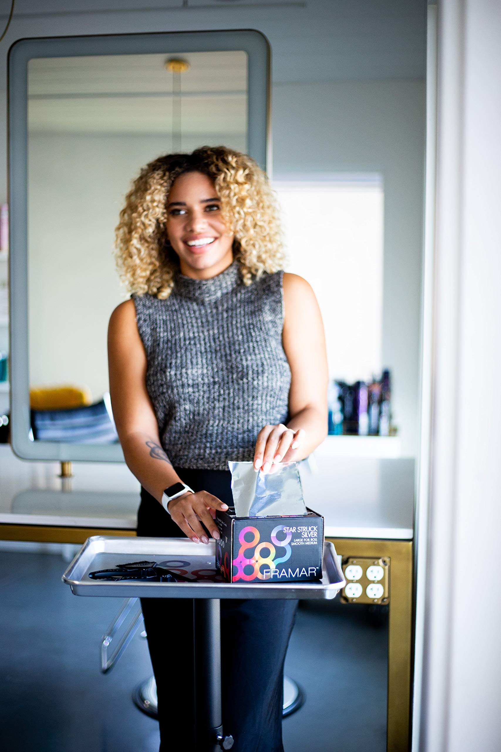 Foil It Star Struck Silver Large Foil Roll - 1600 ft