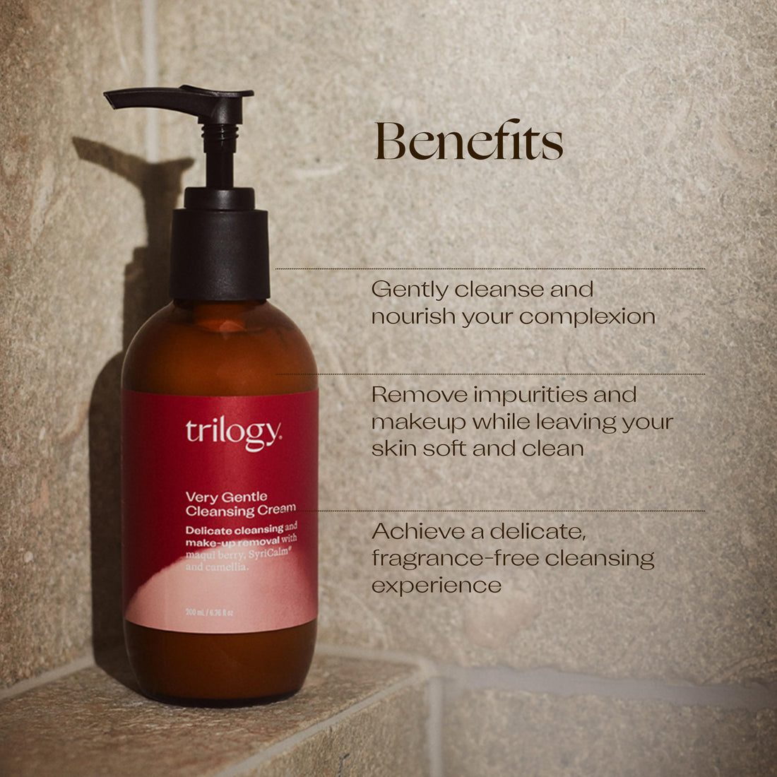 Trilogy Very Gentle Cleansing Cream, 6.8 fl oz