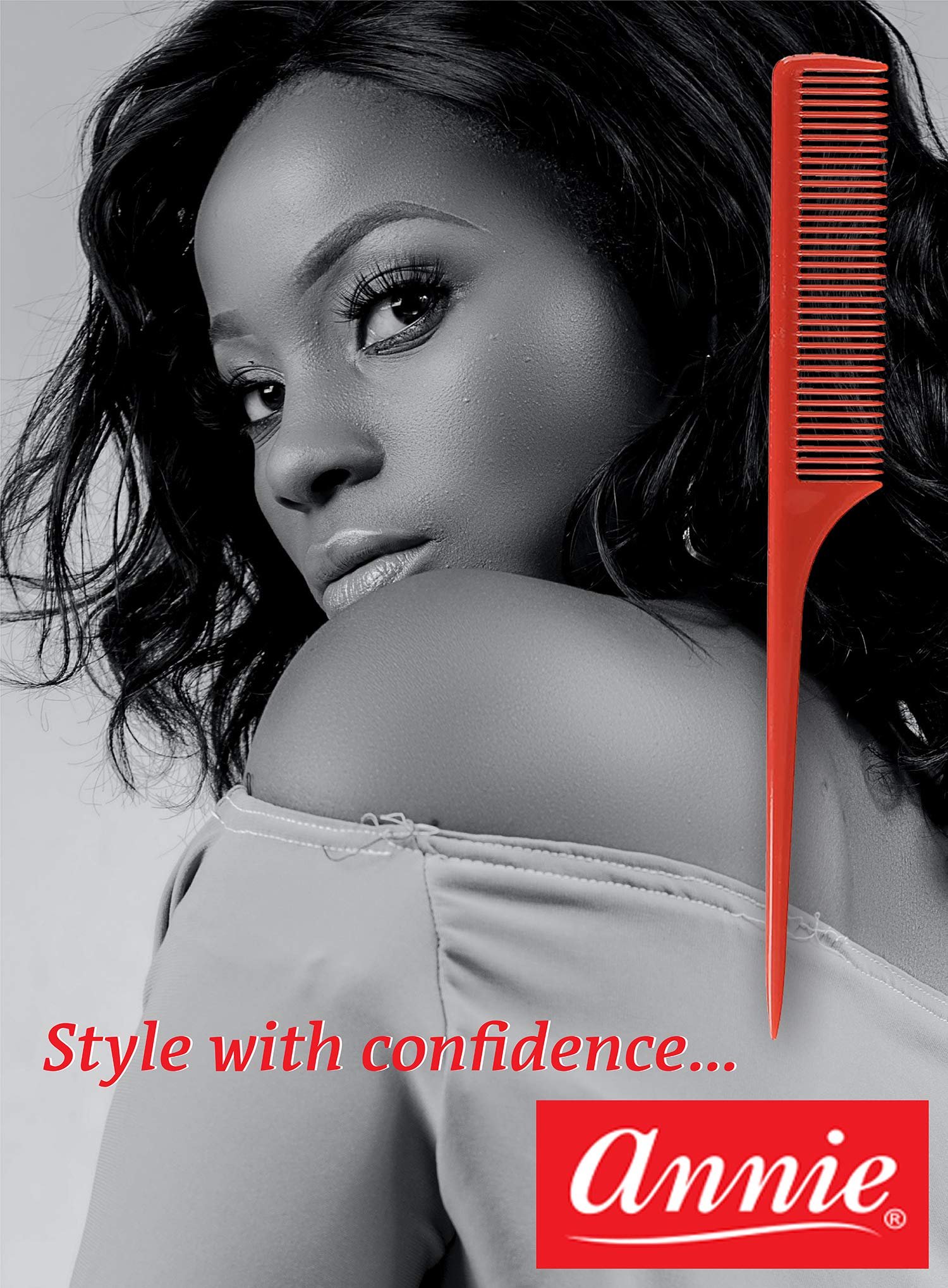 Annie Rat Tail Comb Set, 12 Count